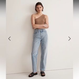 Madewell Baggy Straight Jeans in Olvera Wash